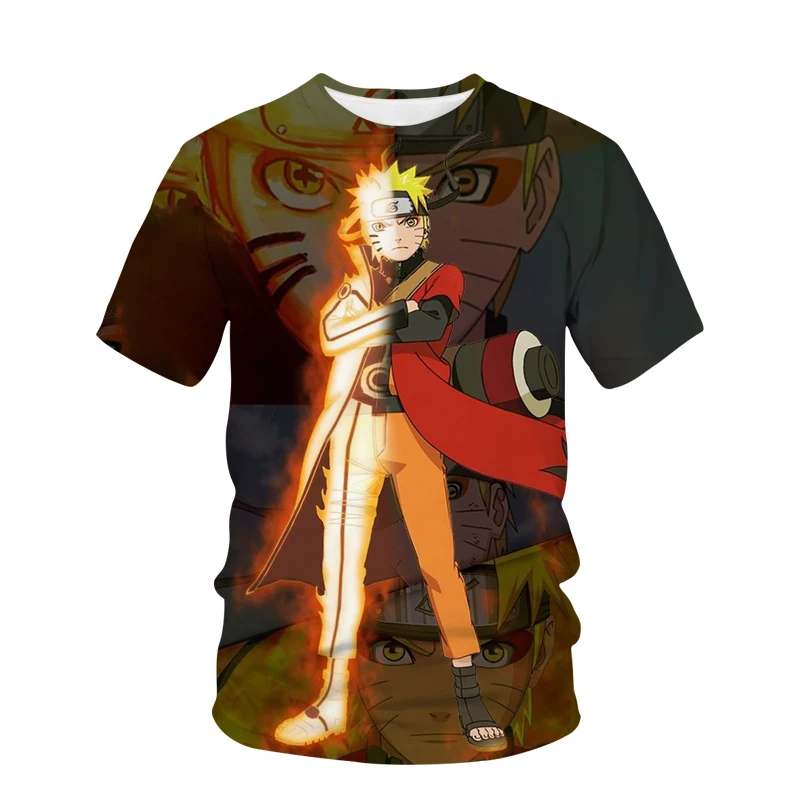 Nieuwe Cartoon Anime Naruto Kinderen T-Shirt Met Korte Mouwen Jongens T-Shirt Kids Anime T-Shirt Zomer Tops 4-14 Jaar Kinderkleding