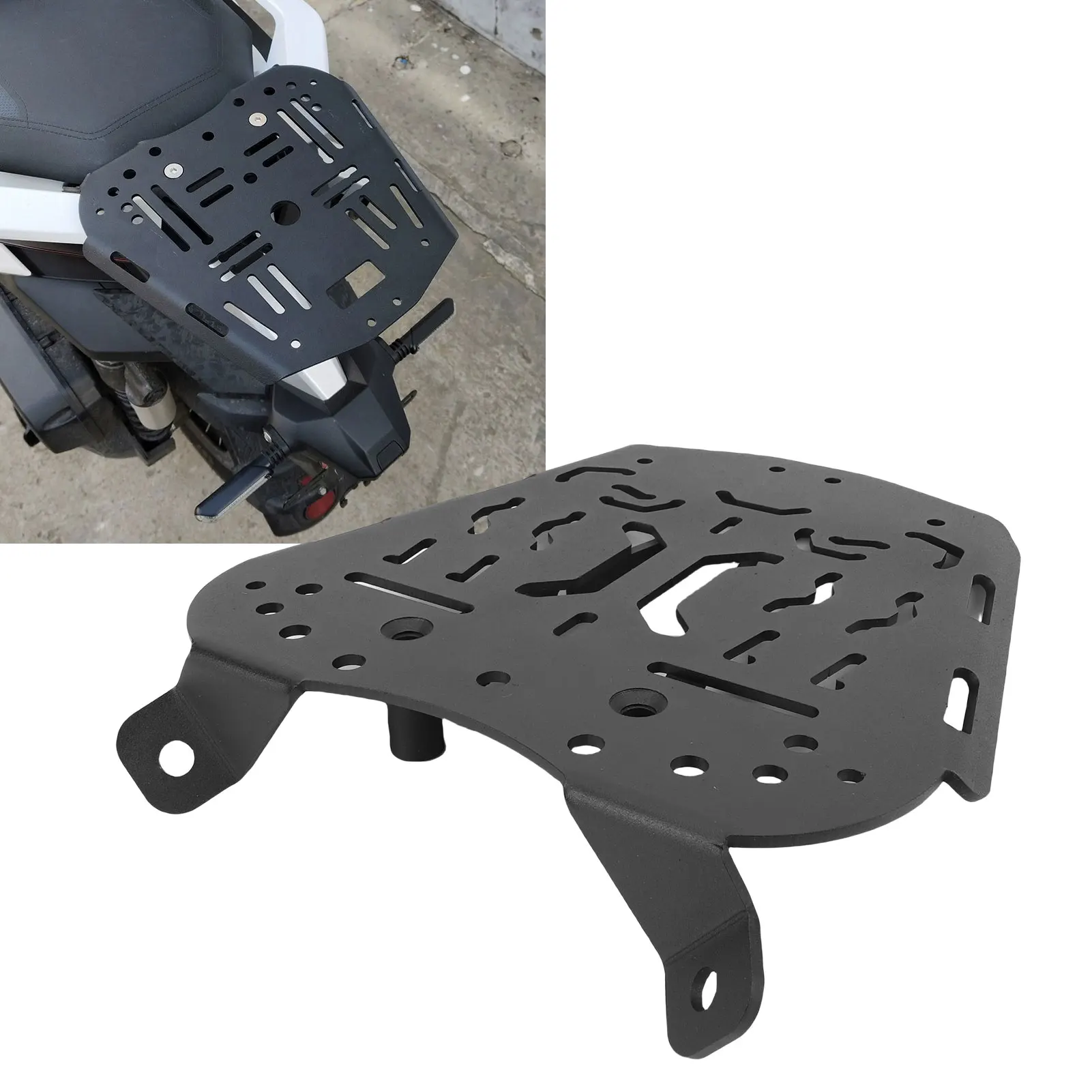 Motorcycle Tail Box Bottom Base Plate Removable Rear Luggage Rack Top Replacement For ZONTES 368G 501G Motorcycles