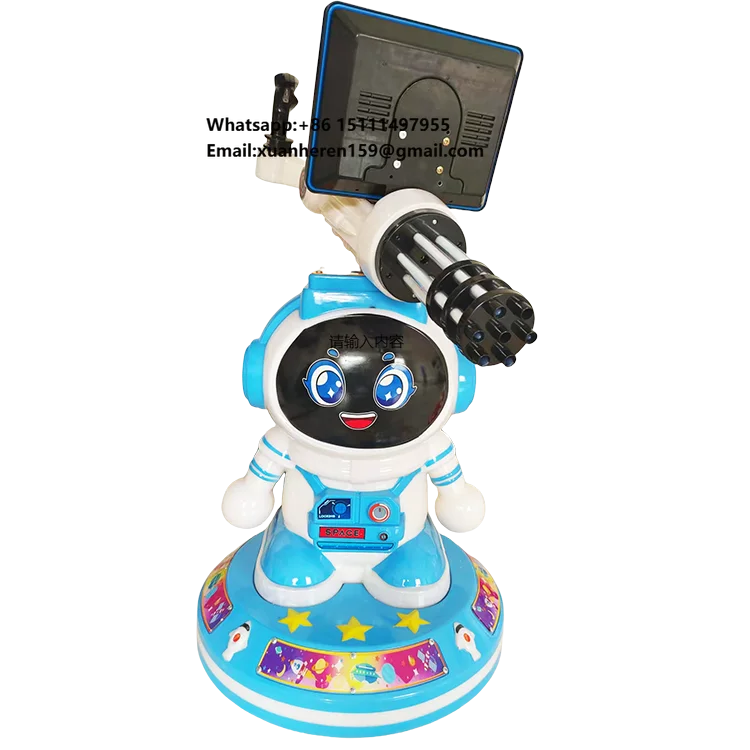 Hot Sale Arcade Intelligent Robot Shooting Simulate Video Games Machine VR Equipment