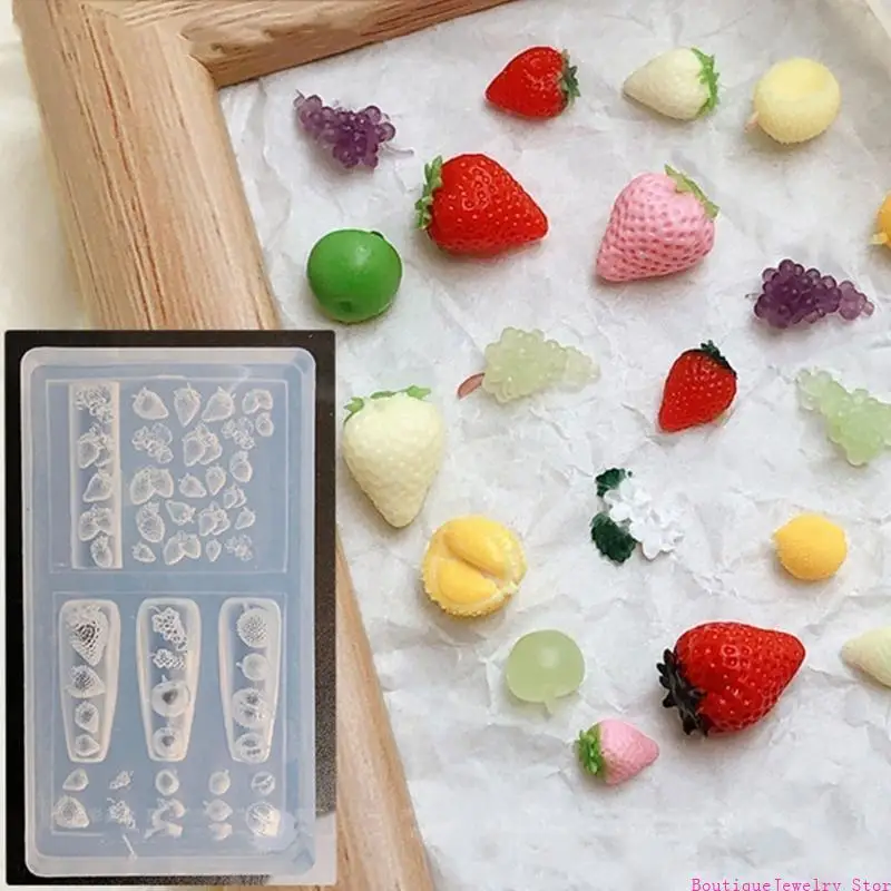 E1PE Silicone Art Mold Accessory Molds Bowknot Theme 3D Decorative Mold Silicone Texture for Various Types