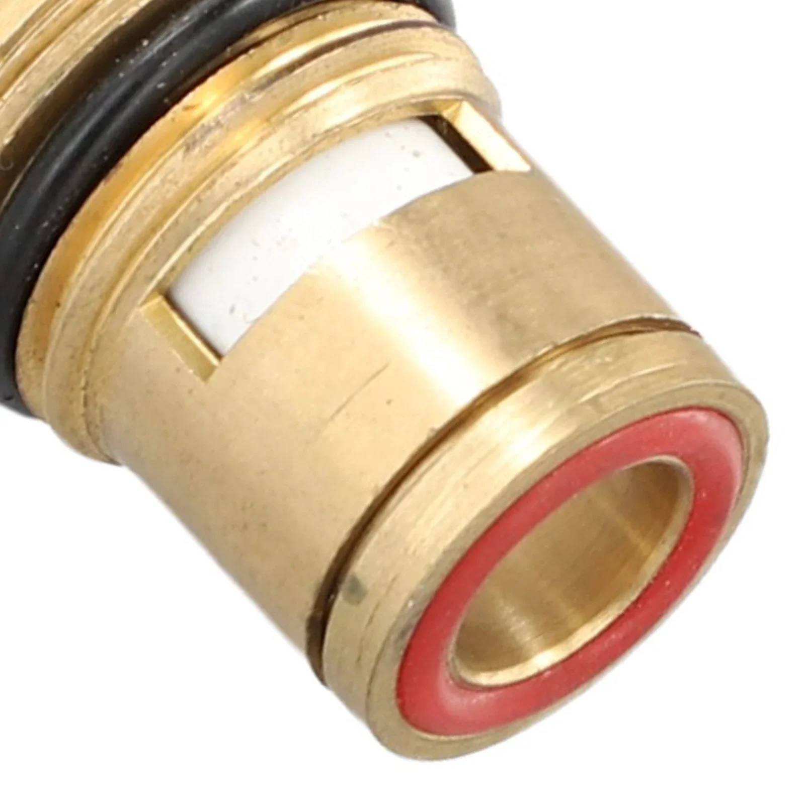 Quarter Turn Insert Tap Valve Kitchen Ceramic Disc Inner Faucet Valve Red/blue Anti-clockwise Brass Brand New Strong