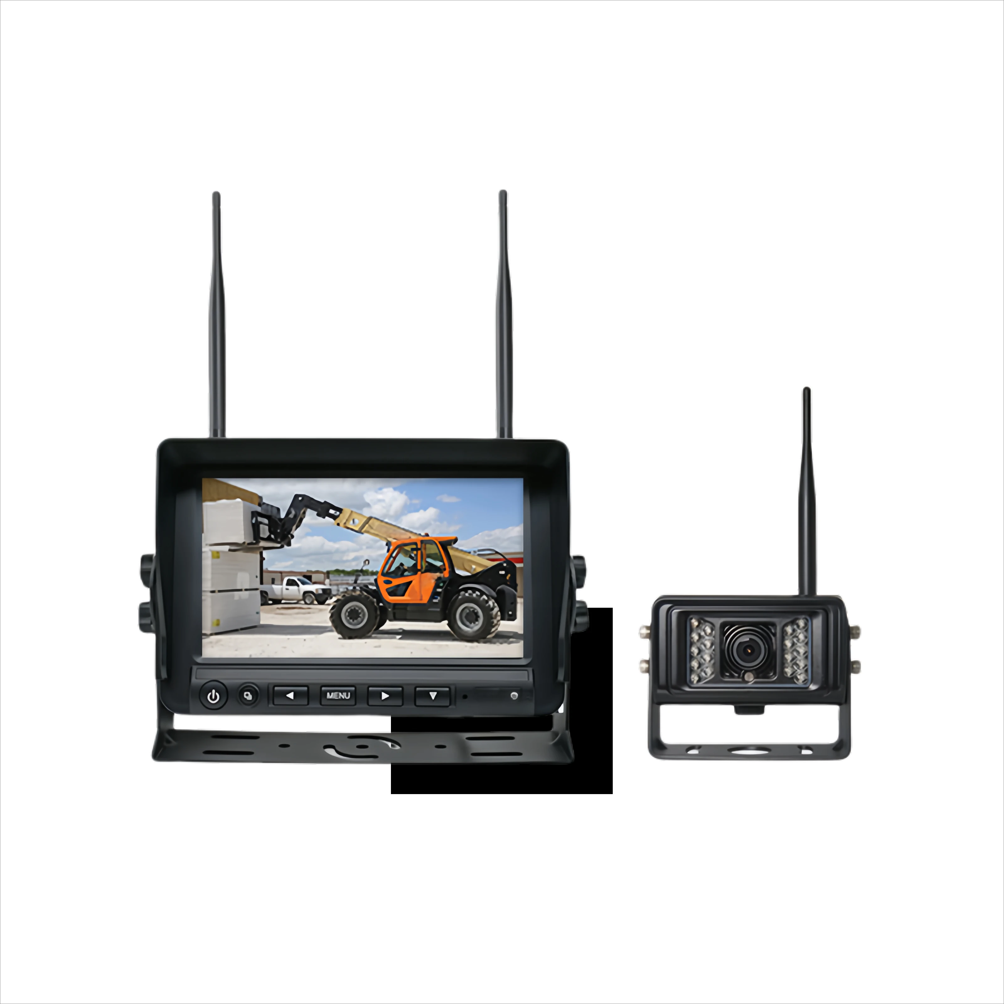 

Wireless Backup Camera 7" Vehicle Rearview Monitor+Waterproof Reverse Camera Night Vision Parking System for Heavy Duty Vehicle