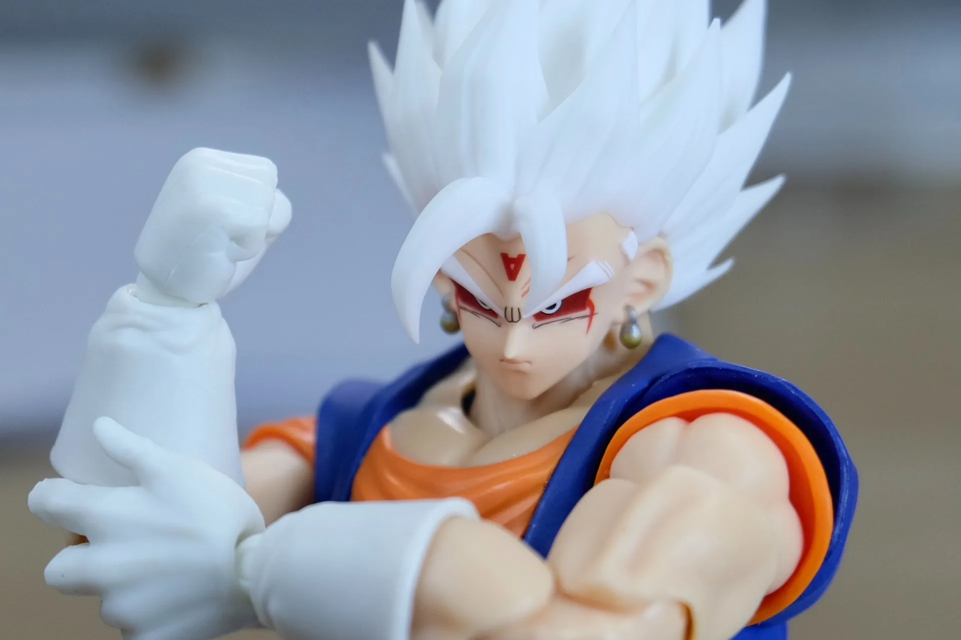 Nouveau Dragon Ball Z Shf Super Saiyan dieu blanc végito tête accessoires pièces personnalisées ensemble Headsculpt figurines d'action Collection jouets