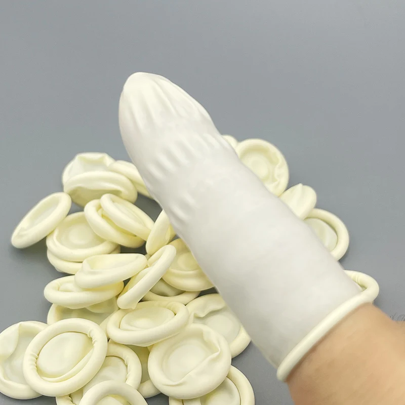 20/50pcs White Fingertips Protector Gloves Disposable Latex Fingertips Protector Gloves Watch Repair Tool for Watchmaker Kit