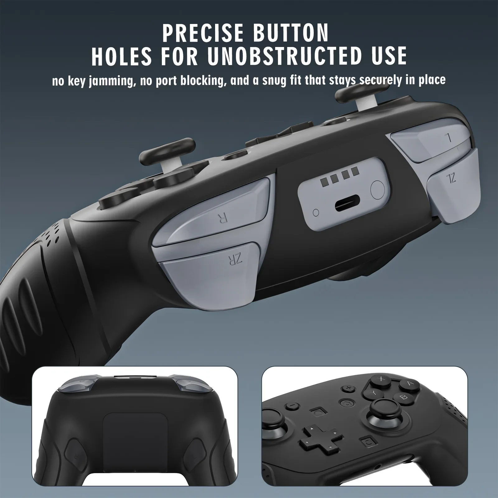 

Protective Case for Switch2 PRO Controller,Silicone Sleeve Anti-slip shock-resistant Handle Grip Cover Soft Skin Shell Accessory
