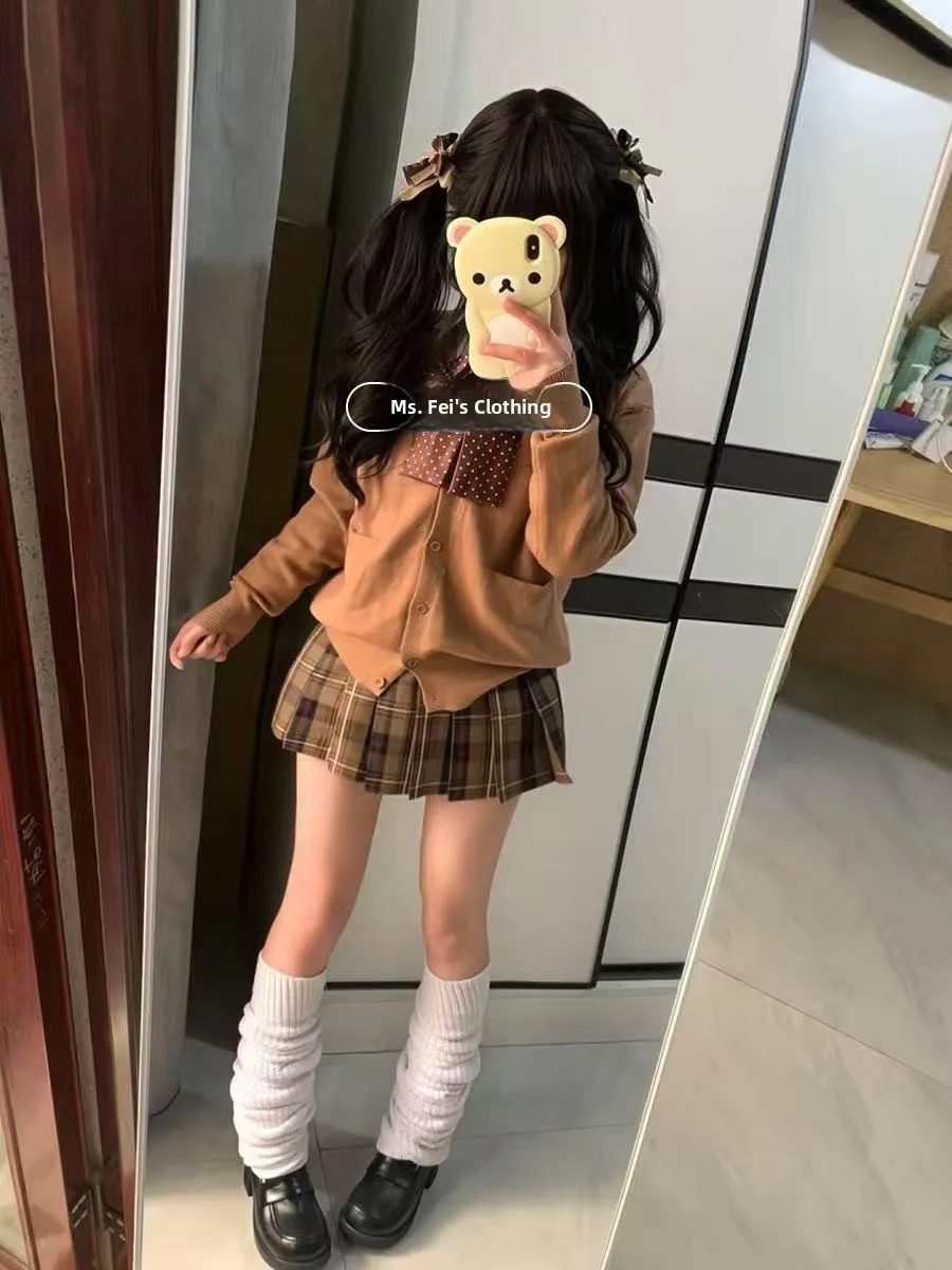 

Модный вязаный свитер с V-образным вырезом, облегающий, для ранней осени, женский, в стиле JK, с длинными рукавами, повседневная одежда