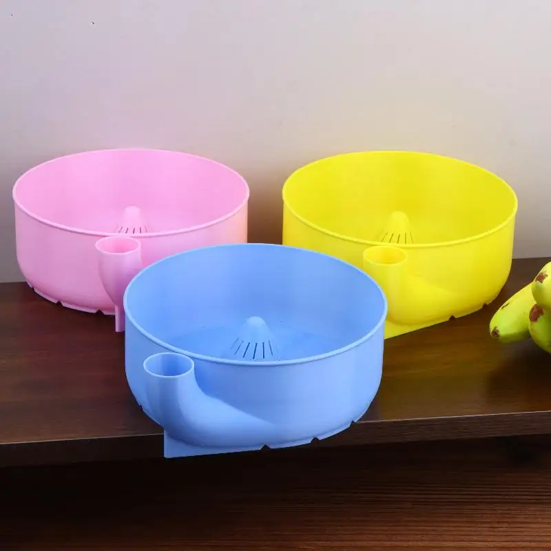 1PC Swirling Berry Washing Bowl, Self-Spinning Fruit & Vegetable Washer With Drain 360° Vortex Cleaning Kitchen Colander Tool