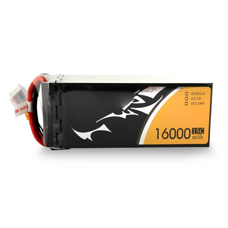 16000mAh 22.2V 6S 15C Lipo Battery For Big Load Multirotor Hexacopter Octocopter Agricultural  dros