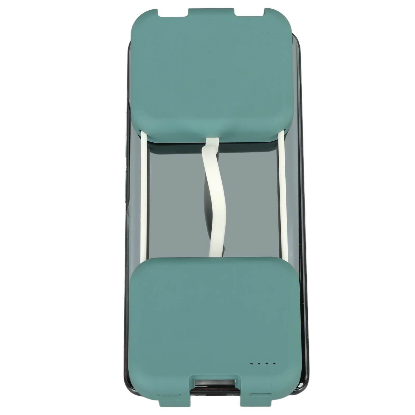 محمول للهاتف المحمول IOS، مشبك خلفي قابل للطي، كابل مدمج صغير الحجم، بنك طاقة في حالات الطوارئ في الهواء الطلق