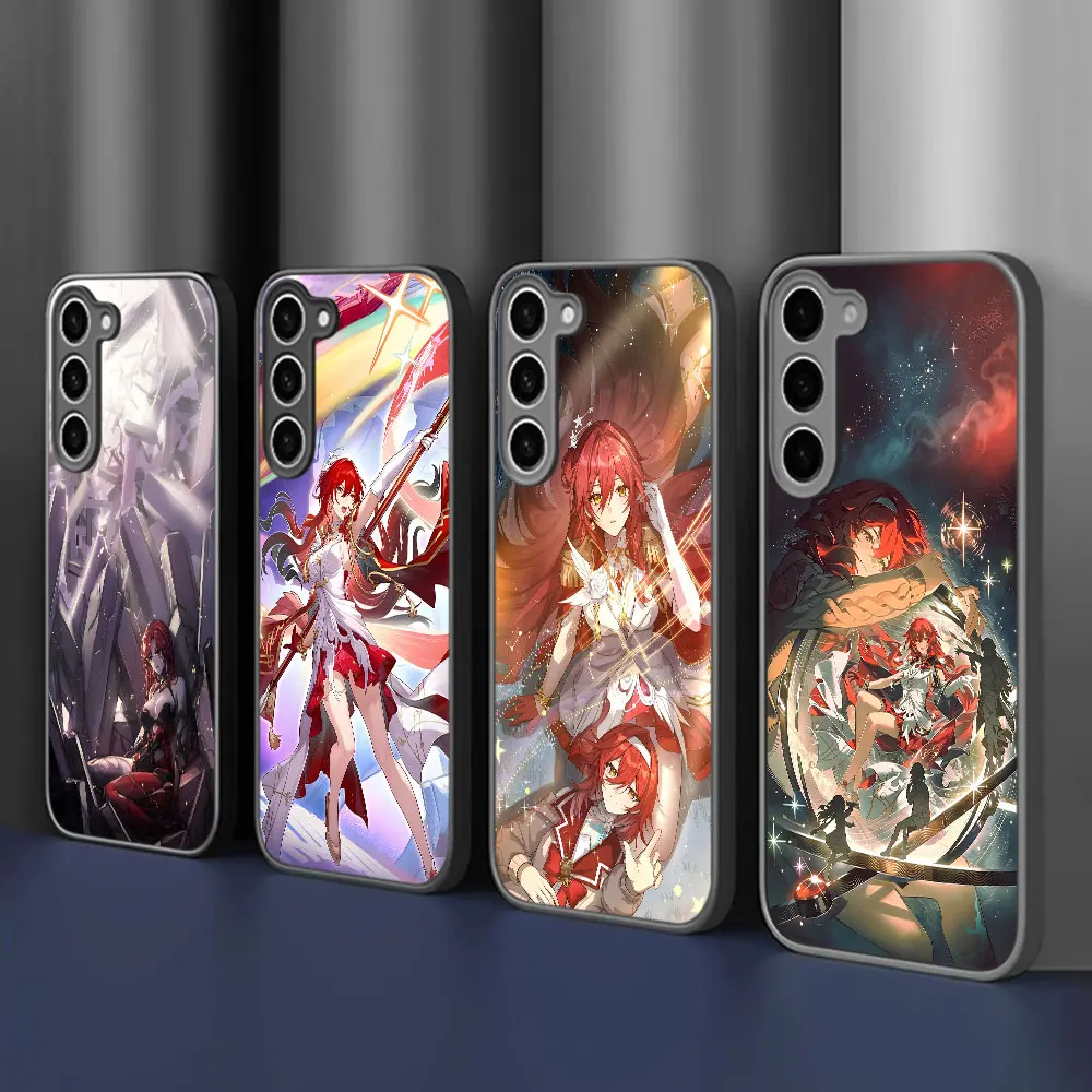 Matte Frosted Case For Samsung S25 S24 S23 S21 S22 Ultra S20 FE S10 Lite S8 Plus Mobile Phone Cover Murata Himeko Cute Beautiful