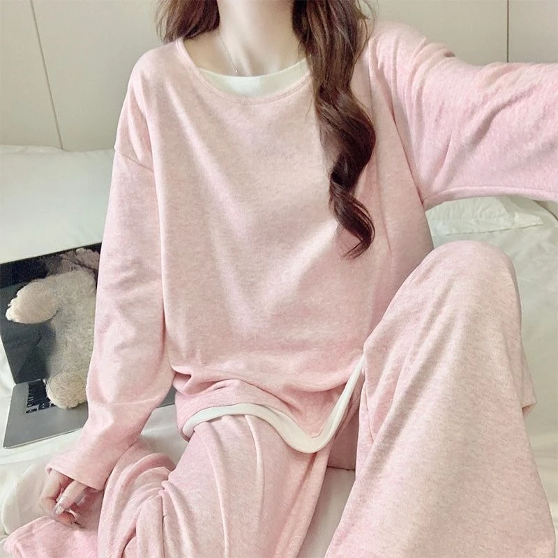New Women Men Summer Striped Pajamas Girls Boys Short-sleeve Shorts Loungewear Loose Sets Woman Man Casual Homewear  Students