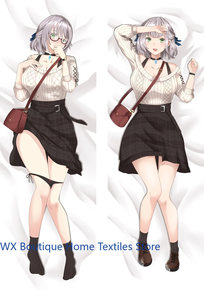 

Anime Decorating Pillow Case VTuber Shirogane Noel Dakimakura 2-Side Print Pillowcase