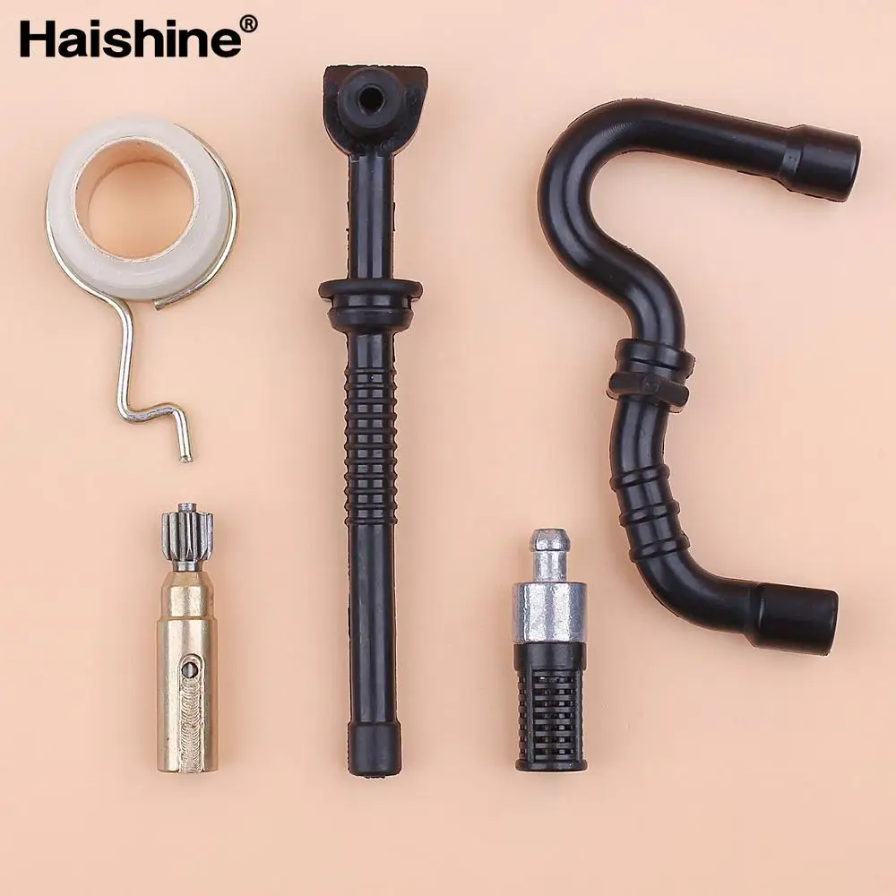 Kit de filtro de manguera de línea de combustible de aceite de engranaje helicoidal de bomba de aceite para STIHL MS180 MS170 018 017, piezas de herramientas de repuesto de motosierra