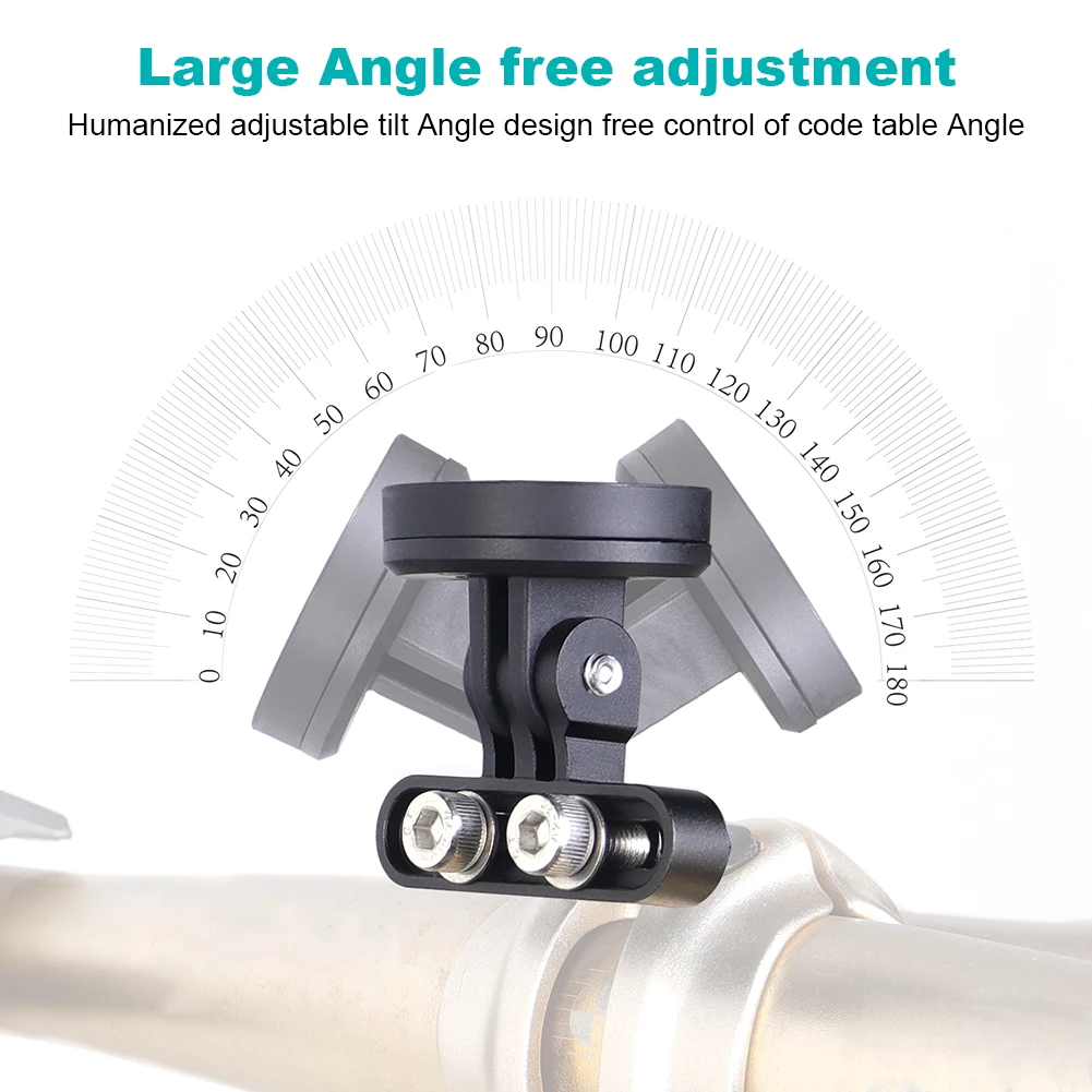 Bicycle Speedometer Stem Mount Adjustable Angle Bike Stopwatch Mount Holder Bicycle Stopwatch Bracket for Bryton Wahoo