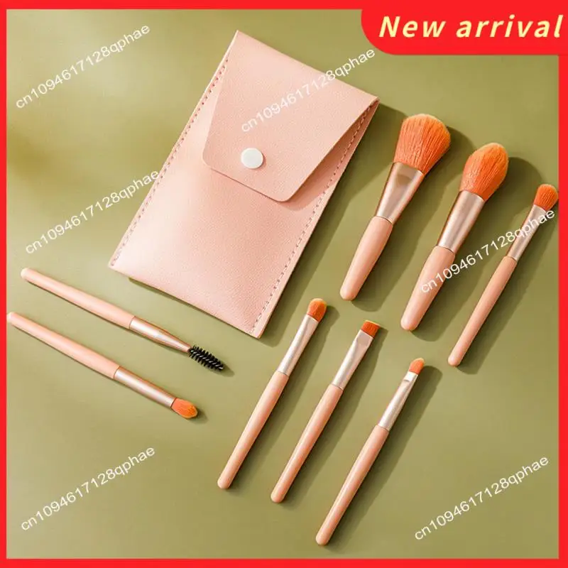 N89R Профессиональная кисть для макияжа из 8 предметов с сумкой для хранения, которая необходимая красота при путешествиях и выходе