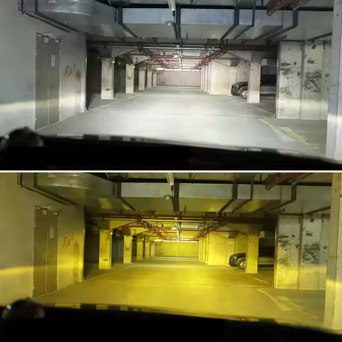 H11 LED Headlight Bulb H1 H7 HB2 H3 H8 H9 9006/HB4 9005/HB3 Car Fog Light 3000K+6000K Yellow+White 90W bicolor Auto Lamp 2PCS