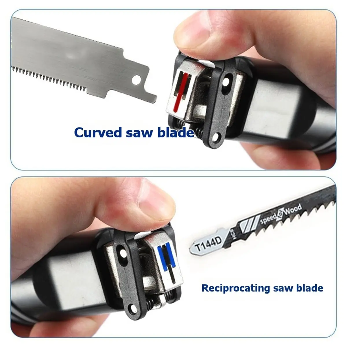 Reciprocating Saw Manual Handle with Universal Interface, Anti-Slip Plastic Saw Ruler Handle