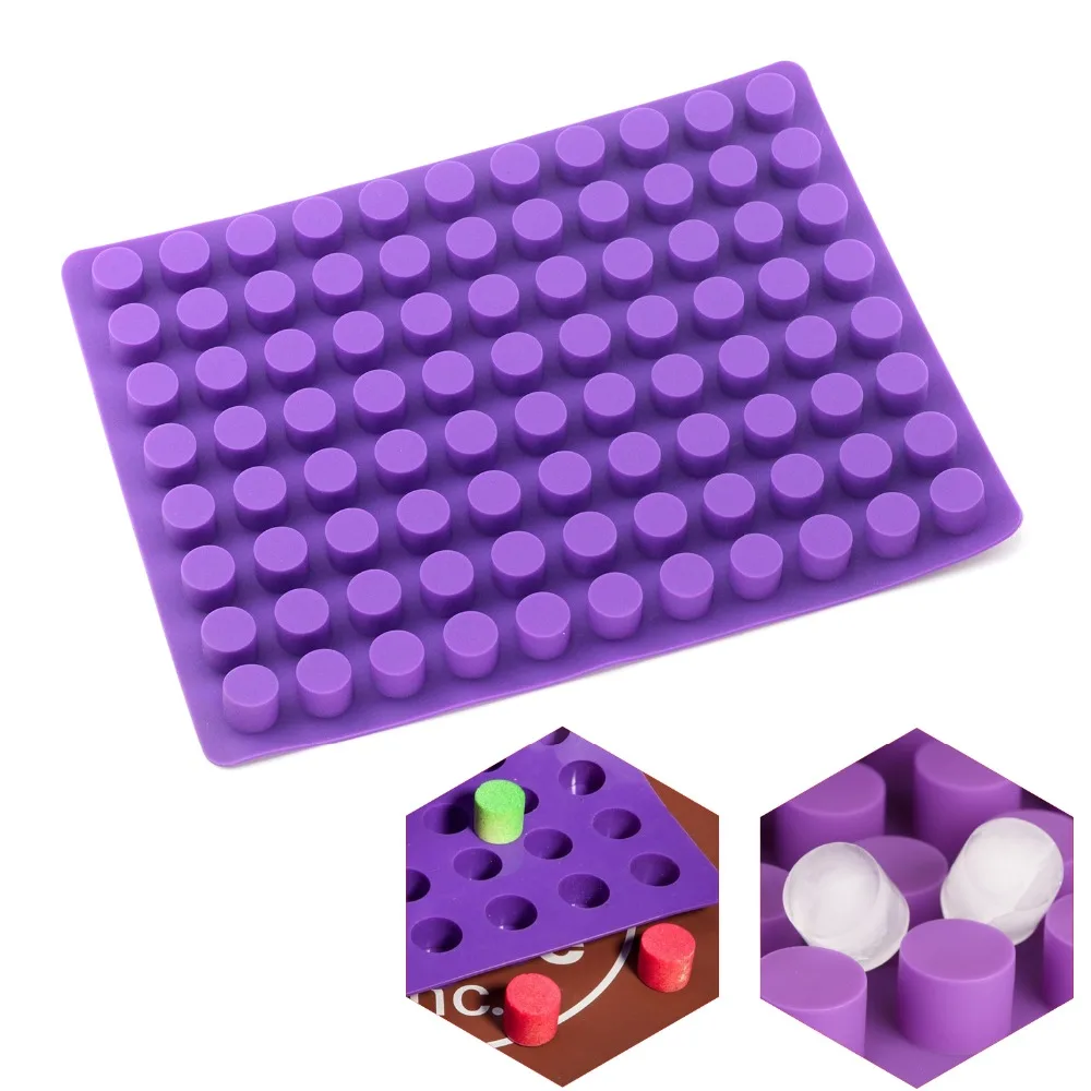 88 Cavity Square Silicone Mold Mini Candy Chocolate Gummy Ice Cube Jelly Truffles Pralines Ganache Moulds Cake Decorating Tools