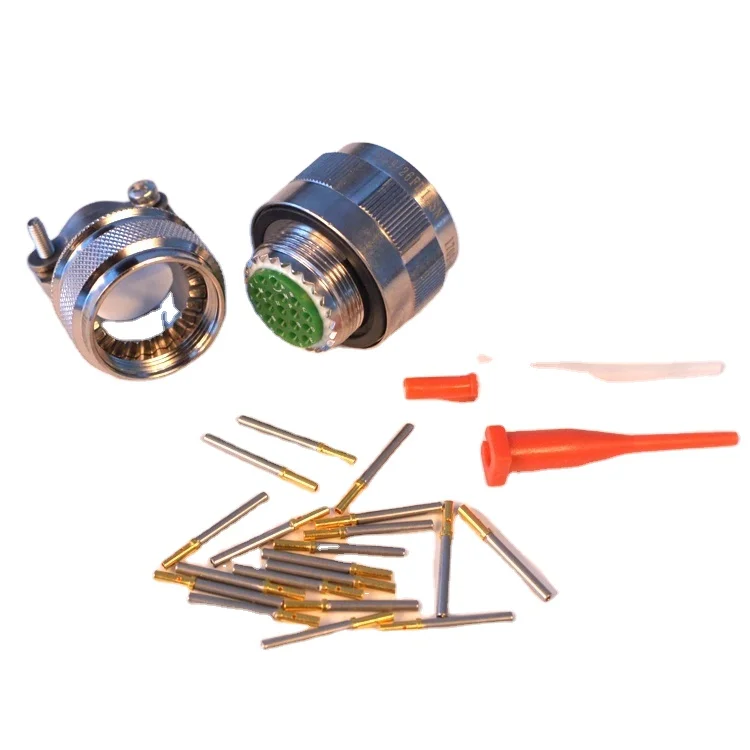 D3899/26FD18SN DIN Aviation Bayonet Connector Waterproof Female Power Plug Aluminum for Power Distribution Aviation Industry