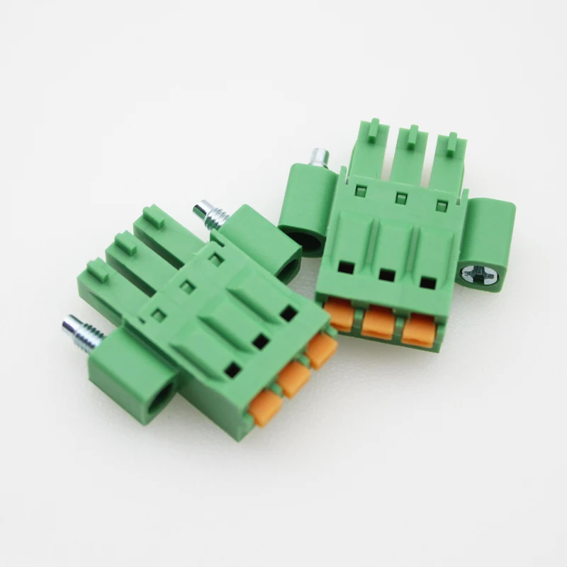 100PIN GREEN 15EDGKNM 3.5mm KF2EDGKNM 2P 3P PCB PLUG-IN TERMINAL BlOCKS FMC 1,5/ 2-STF-3,5 PHOENIX DEGSON MPC311 0221-28XX BCF-3