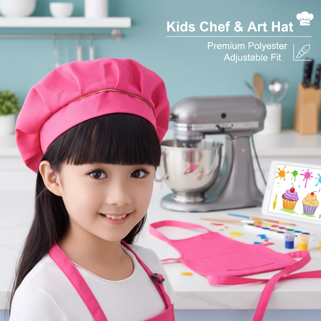 Home Cooking Chef - Cappello da Chef per Bambini in