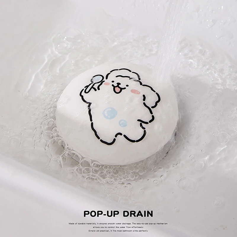 

Прочная керамика, пробка для раковины в ванной, сливная пробка, анти-запах, сливная пробка для раковины в ванной, сливной фильтр под давлением, универсальный