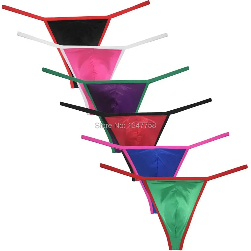 

Men's String Bikini Thong Spandex Hipster Panties Underwear Stretchy T-back Jockstrap Gay Underwear Tanga Hombre Men Lingerie