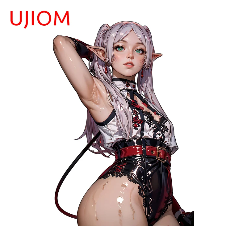 UJIOM Seductive Trendy Frieren Wall Sticker Enchanting Eye Catching High Quality Picture Decal Suitable For Smooth Surfaces