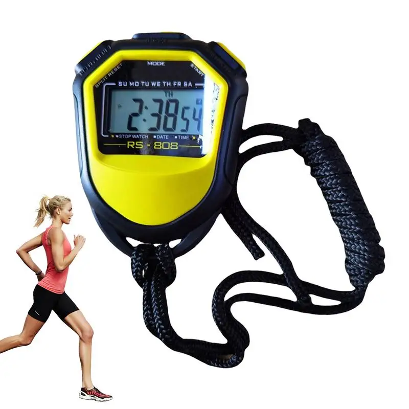 Stopwatches for Coaches Portable Digital Sport Stopwatch Timer Waterproof Stopwatch Versatile Stop Watch Timer Running Timer