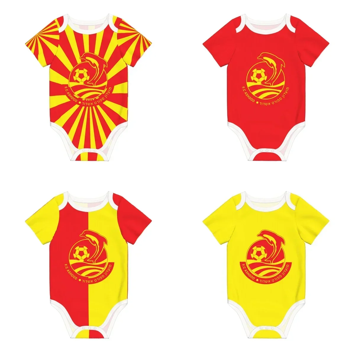 

Ashdod FC Baby Bodysuit Unisex Shirt Newborn Onesie Boy Girl Undershirt Outfit Baby Romper