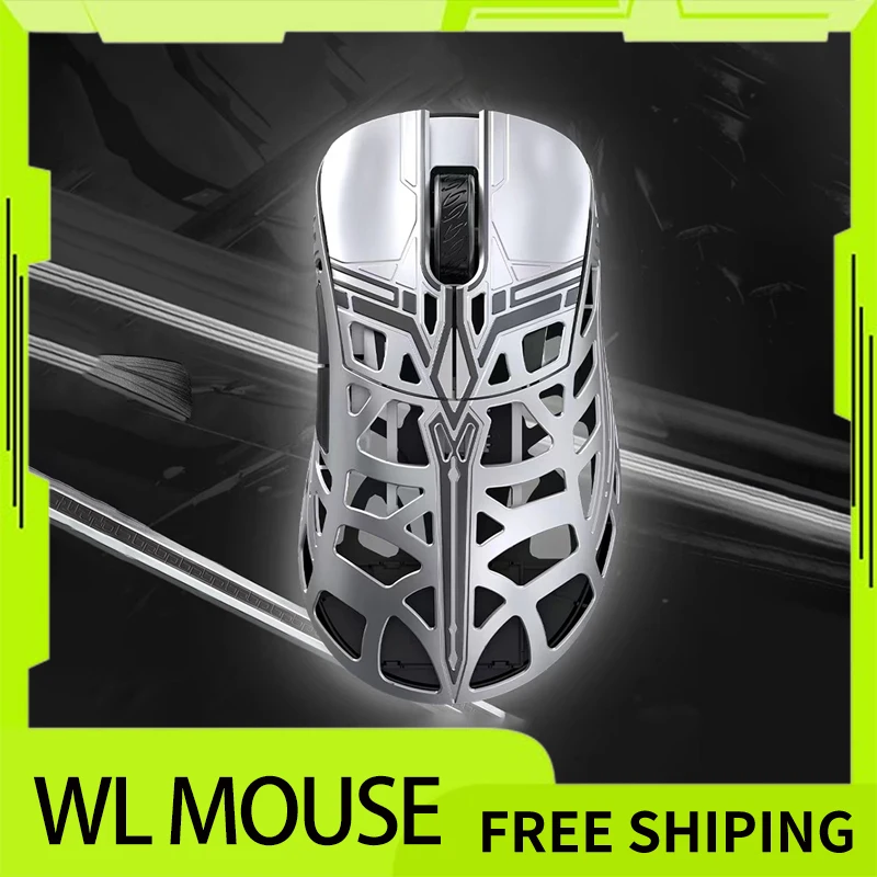 Wanling Sword X Wlmouse Wireless Mouse 8k Magnesium Alloy Paw3950 Sensor Dual Mode Gaming Mouse For Pc Gamer Accessories Office