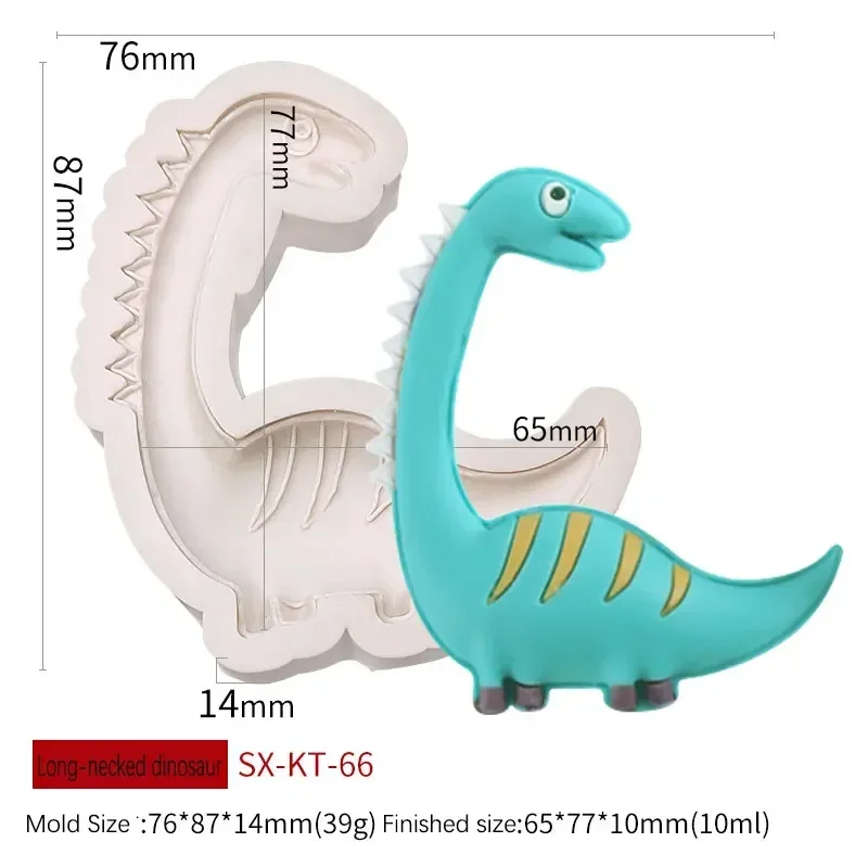 Dinosaurs Silicone Mold Candy Chocolate Cake Decorating Baking Accessories and Tools DIY Creative Baking Moudels Kitchen Tool
