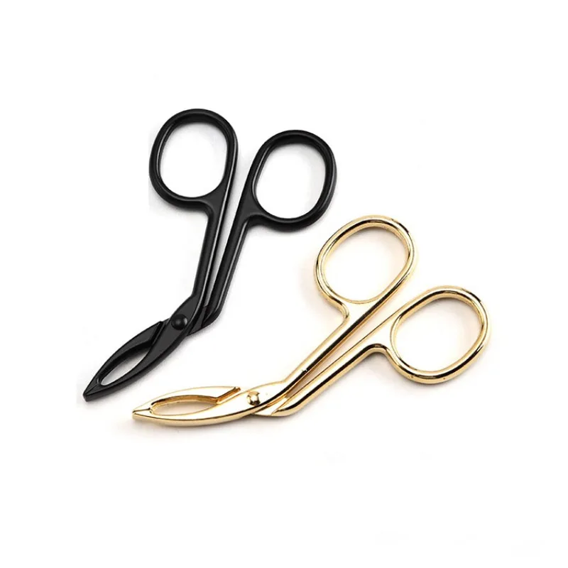 1PCS Eyebrow Tweezers Facial Hair Removal Clip Stainless Steel Flat Slant Tip Eyebrow Eyelash Makeup Tweezer Women Beauty Tools