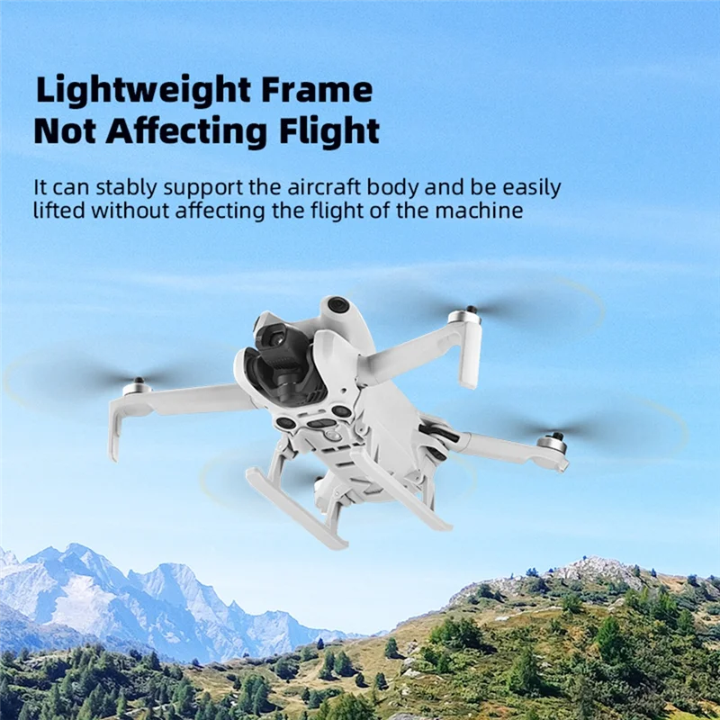 A41T For DJI MINI 4 PRO Booster Stand Multi-Functional Sled Landing Gear Landing Protection Frame Heightening Replacement Spare