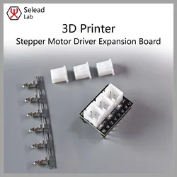 Seleadlab Stepper Motor Driver Expansion Board  Driver Expansion Fan/Led Fan Hub 1To 3 Independent Control 3D Printer Parts
