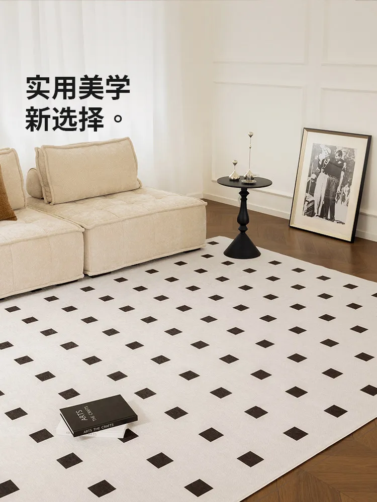CCF Penida Apartment Modern Wind Machine Washable Carpet Living Room Glue-Free Mansion Simple Cat-proof Bedroom
