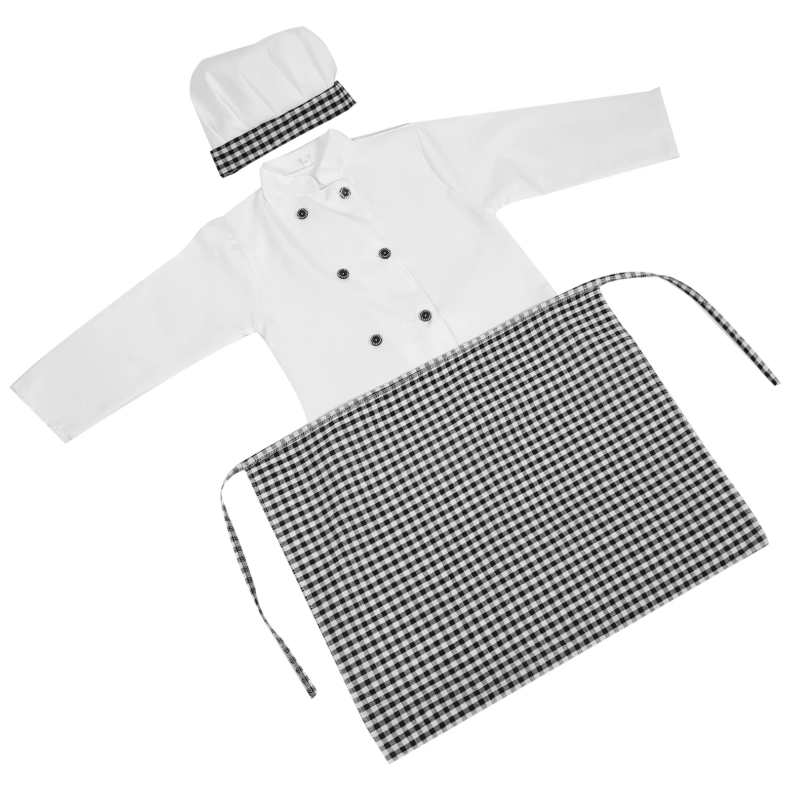 

Children Chef Costume Kids Baking Uniform Apron Toy Clothes Role Play Clothing Children Cooking Costumes Chef outfits for kids