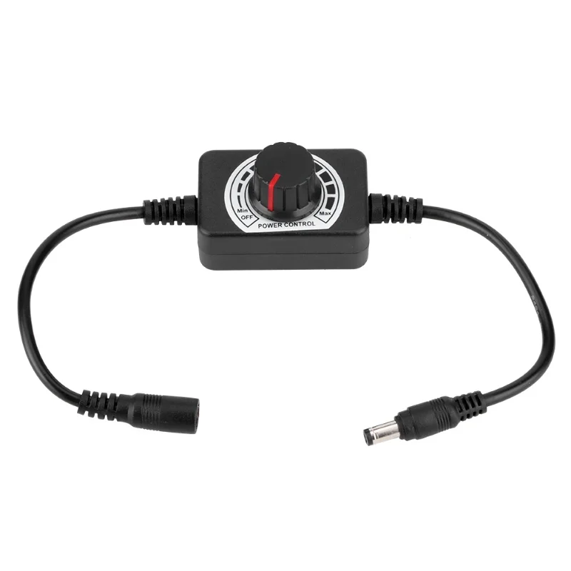 5-24V Adjustable DC Speed Control Switch Stepless Light Temperature Switch For Motor Drill Speed Controller