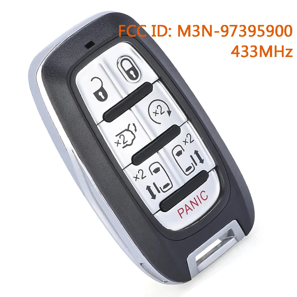 

KEYECU M3N-97395900 for Chrysler Pacifica 2017 2018 2019 2020 Voyager 2021 2022 2023 2024 Smart Remote Key Fob 68217827 68217832