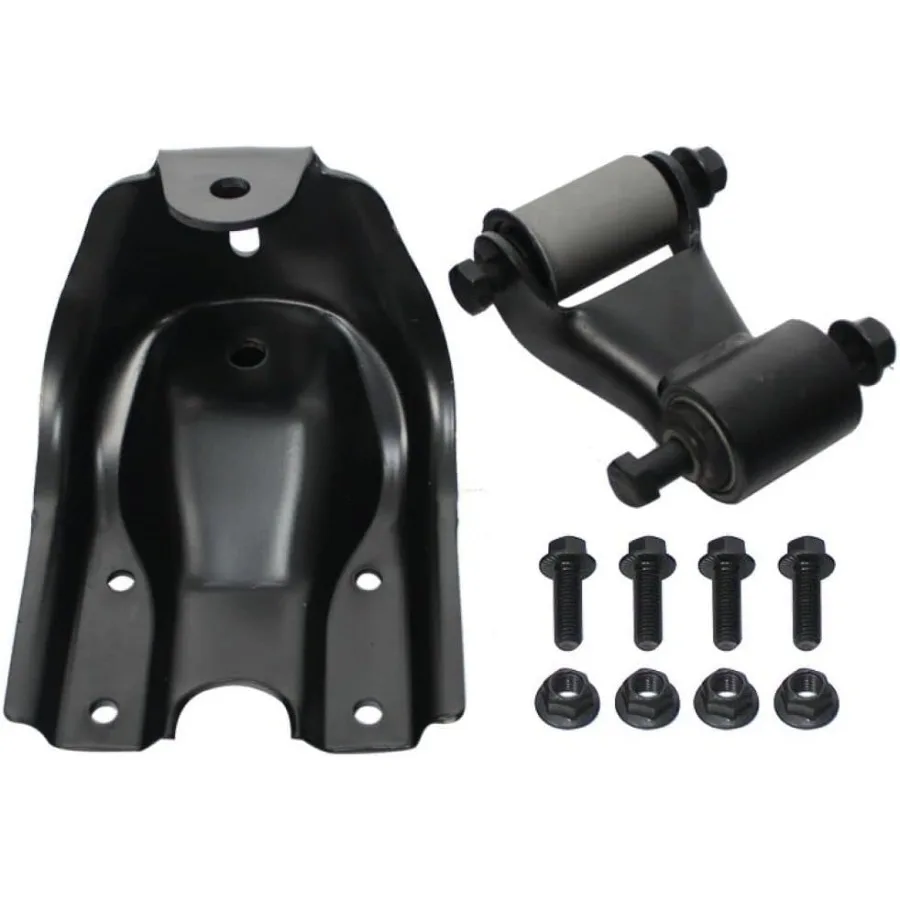 Pair Rear Leaf Spring Shackle Hanger Bracket for 19881997 Chevy GMC C1500 C2500 722102 Durable HeavyDuty Suspension Support for