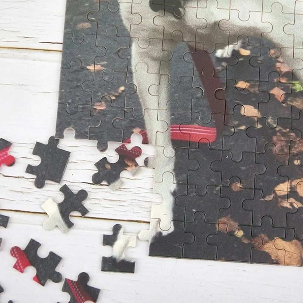 35/150/300/500/1000 Uds foto personalizada bonito perro rompecabezas de descompresión personalizado rompecabezas mosaico regalo para Amiga