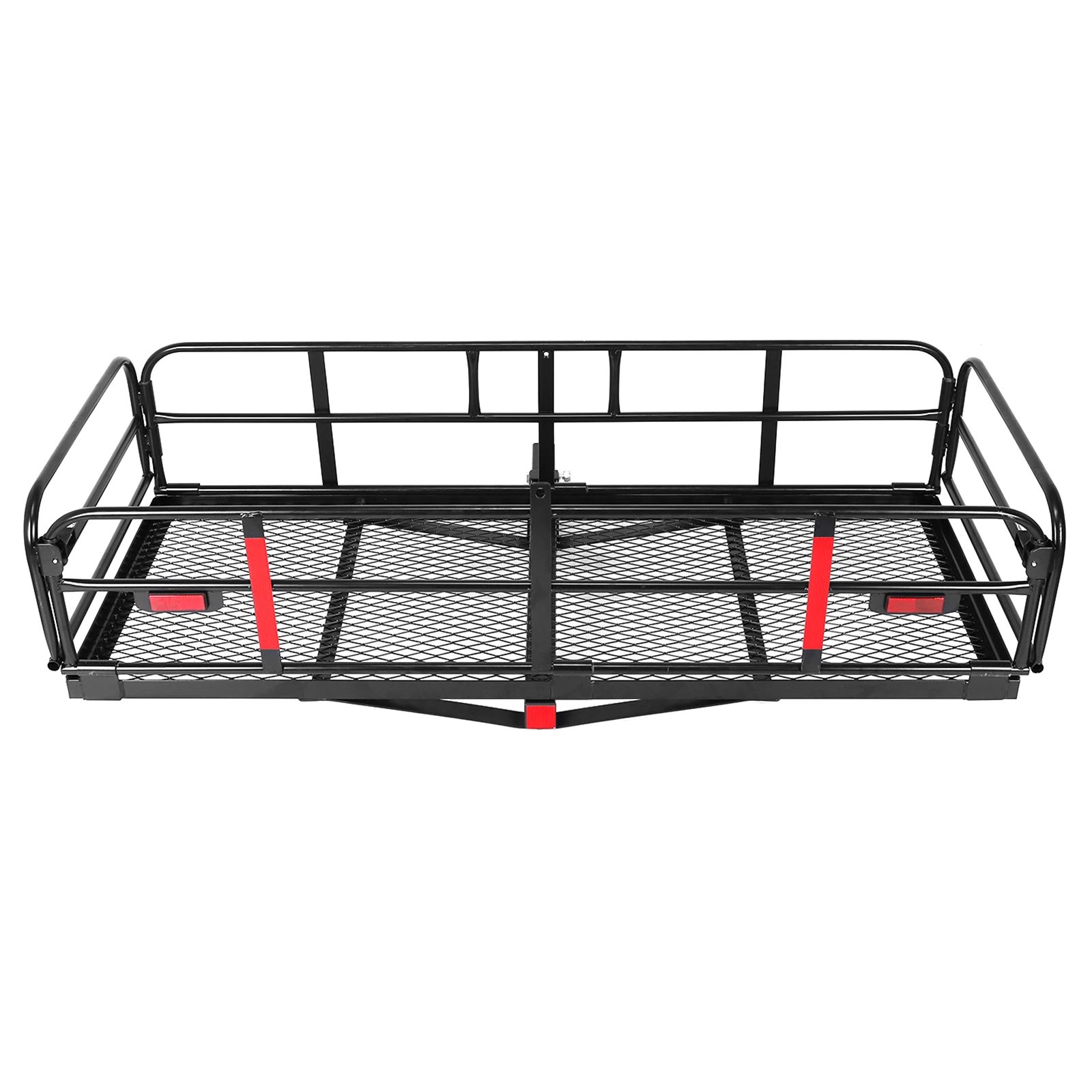 

Задний багажник-платформа для прицепного устройства, грузоподъемность 500 фунтов, подходит для 2-дюймового приемника, 60x24x14 дюймов, со стабилизатором для стандартных и фэтбайков, а также электровелосипедов