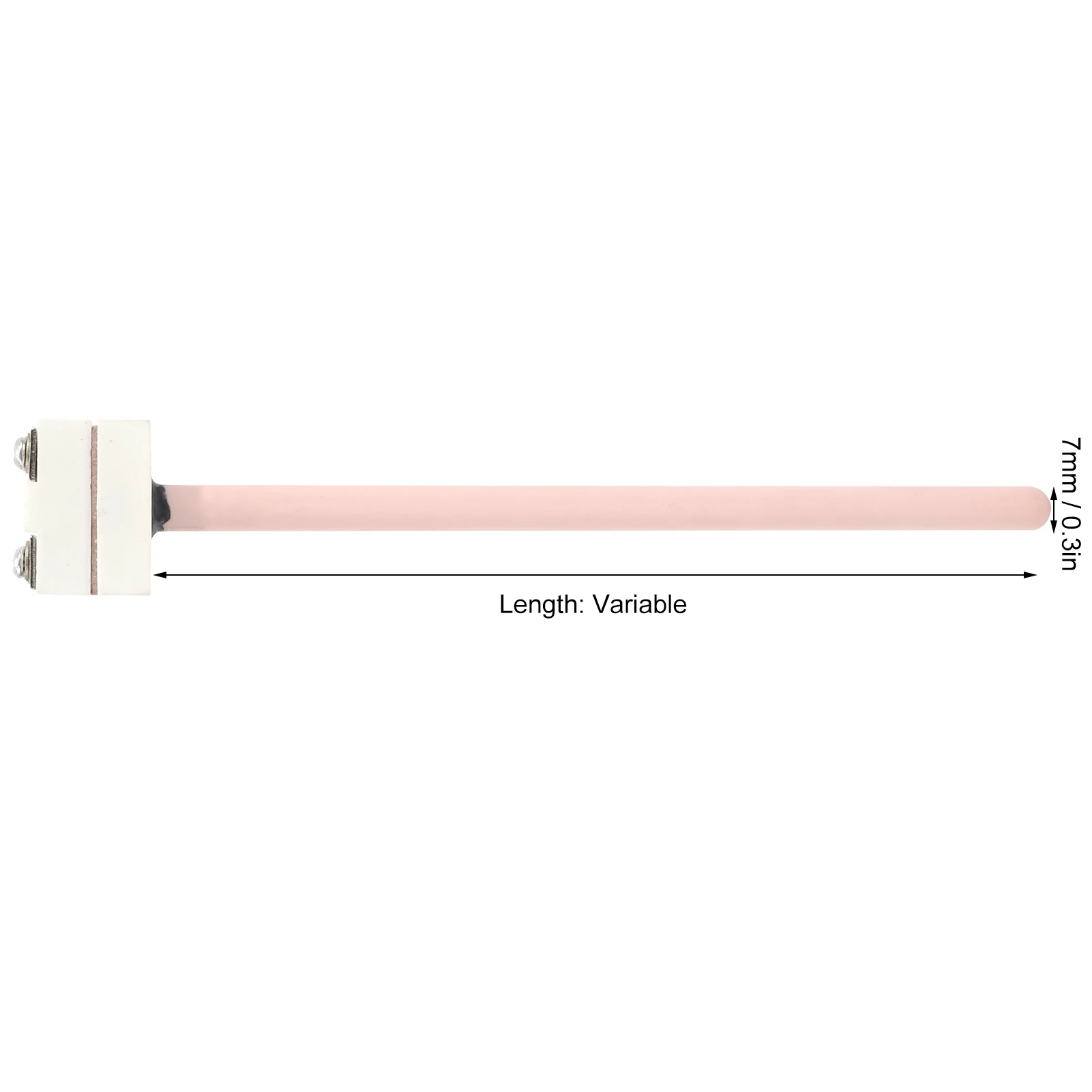 S-Typ-Thermoelement WRP100 Platin-Rhodium-Thermoelement Typ Hitzebeständige Temperatursensorsonde WRP-100 Thermoelement