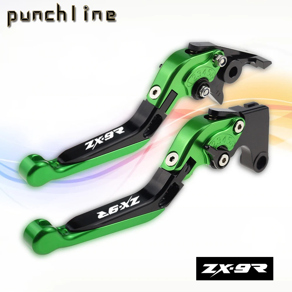 

Fit For ZX9R 1998-1999 ZX9R ZX-9R Motorcycle CNC Accessories Folding Extendable Brake Clutch Levers Adjustable Handle Set