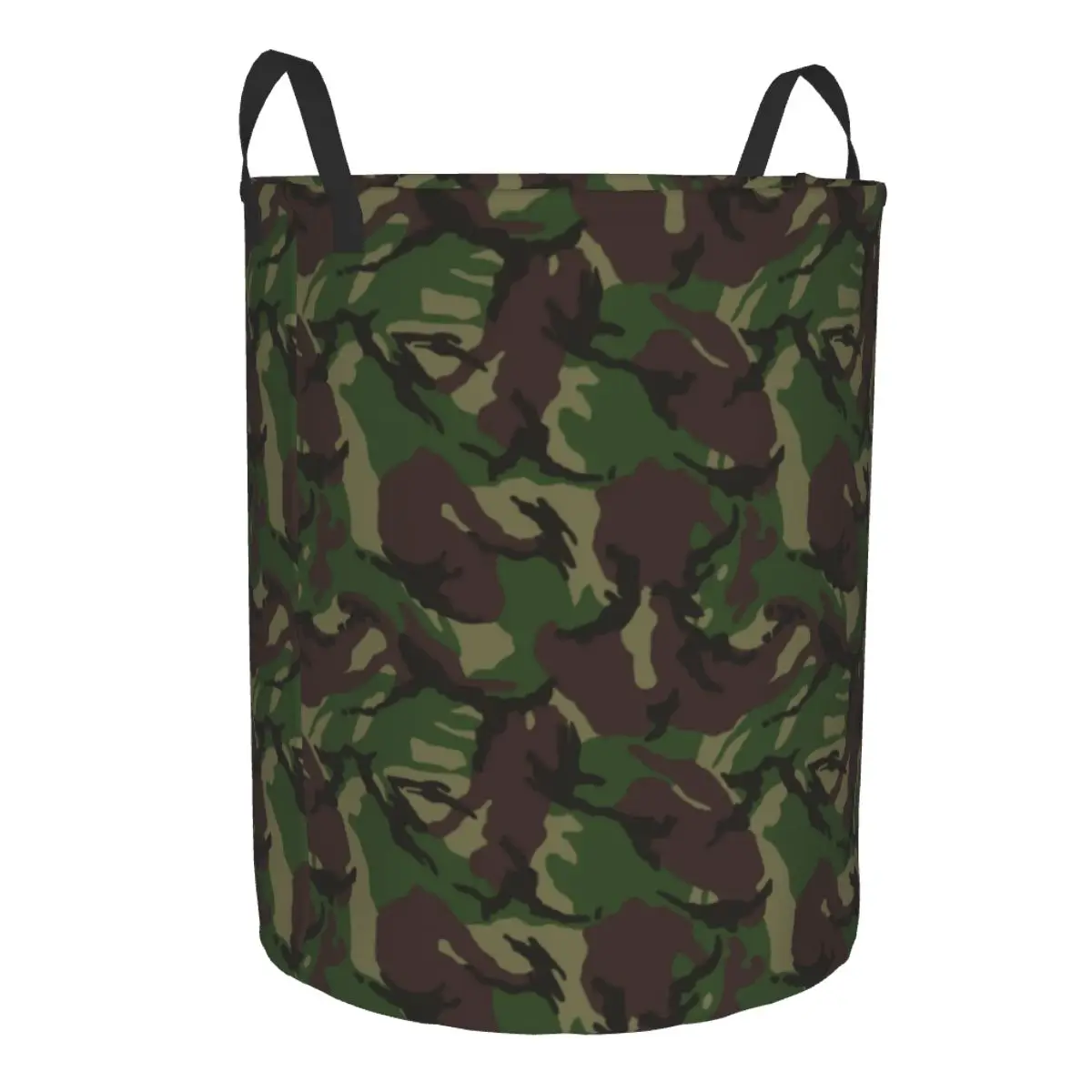 British DPM Camo Laundry Basket Foldable Large Capacity Clothing Storage Bin Military Army Camouflage Baby Hamper