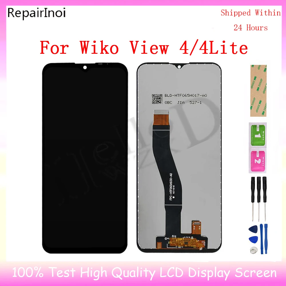 or WIKO VIEW 4 W-V830 LCD Display Touch Screen Sensor Assembly Replacement WIKO View 4 Lite W-V730 LCD Display Repair Sensor