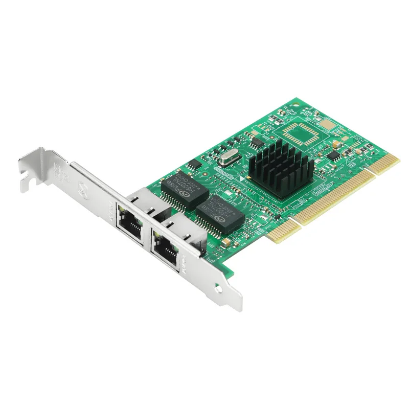 82546 Dual-Port Gigabit 8492MT PCI Server Network Card Ethernet Network Card-NIC Server Adapter PC+Metal