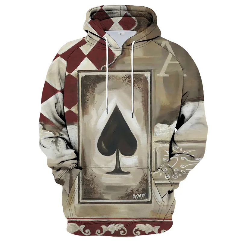 

Poker Graphic 3D Printed Hoodie Men's Sweatshirt Spring Autumn Unisex Streetwear Pullover Casual Jacket Tracksuits Men Clothing