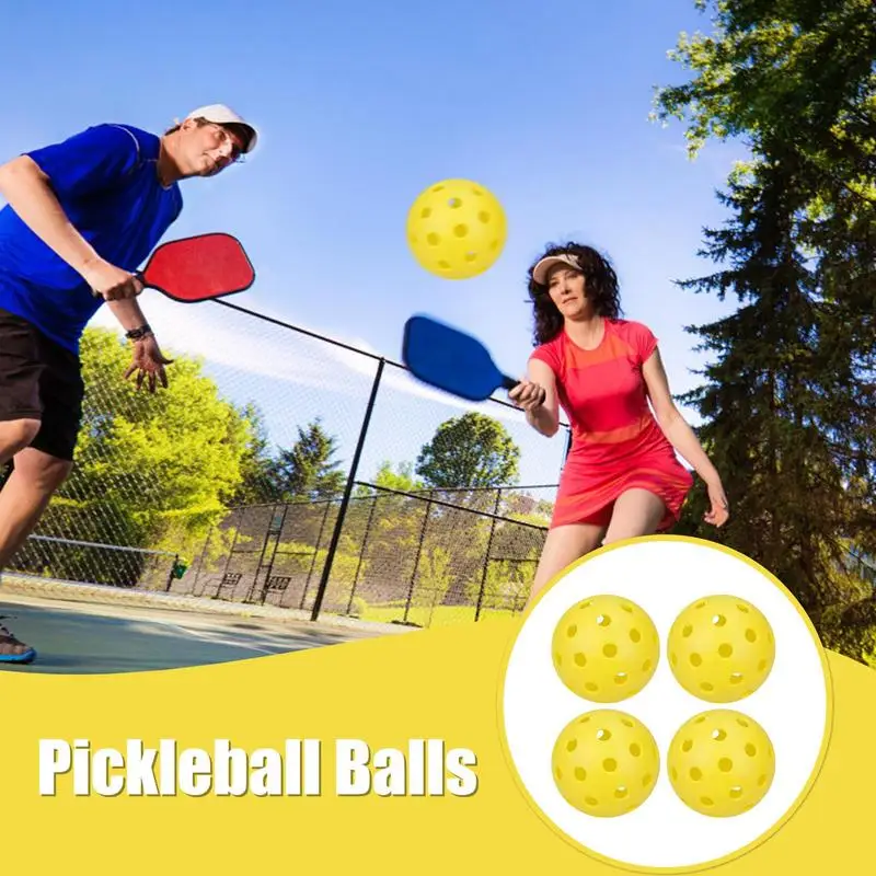 Franklin Pickleball 4pcs Indoor Pickleball Golf Ball Excellent Spin And Balanced Flight With Rotational Molding Technology For