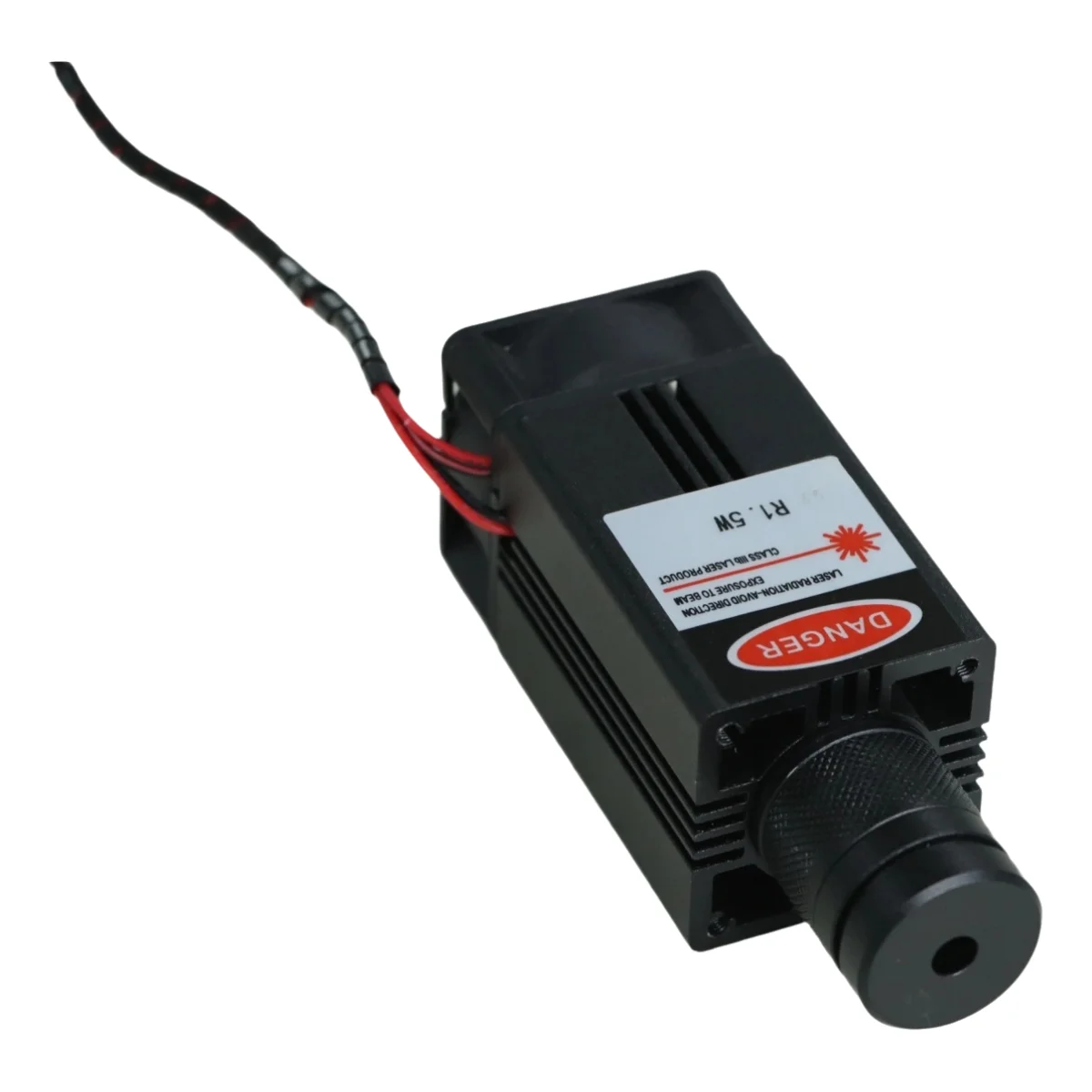 

12 В фокусируемый лазерный модуль R1w/R1,5 Вт для сценического лазера, репеллент от птиц красного света - компактный размер высокой плотности